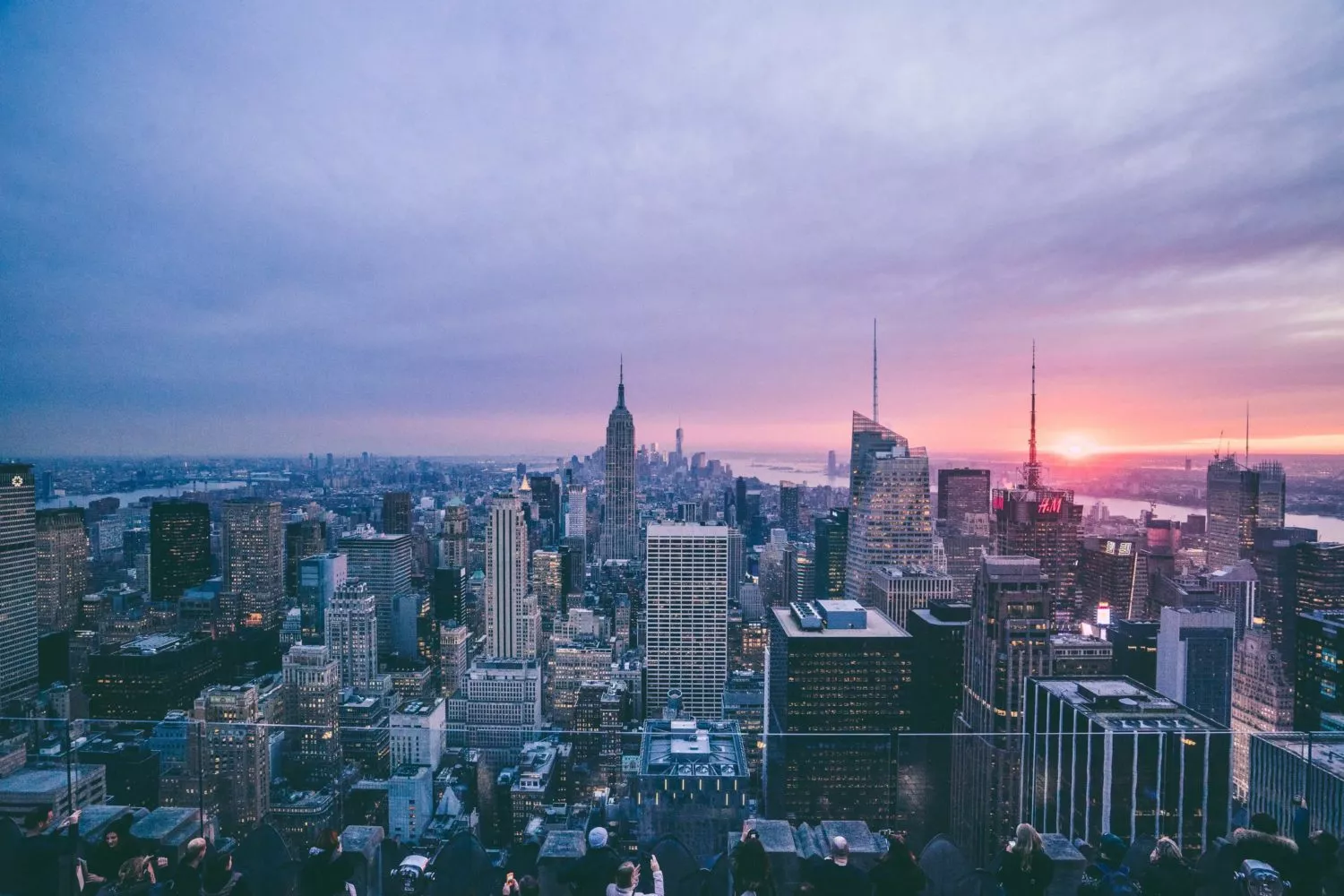 Sunset in Manhattan, NY