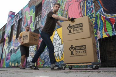 Moving boxes in New York City
