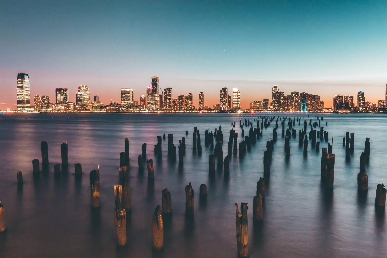 View of New York City from Jersey City, NJ