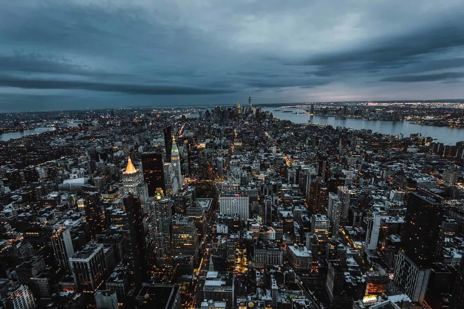 New York City Skyline View