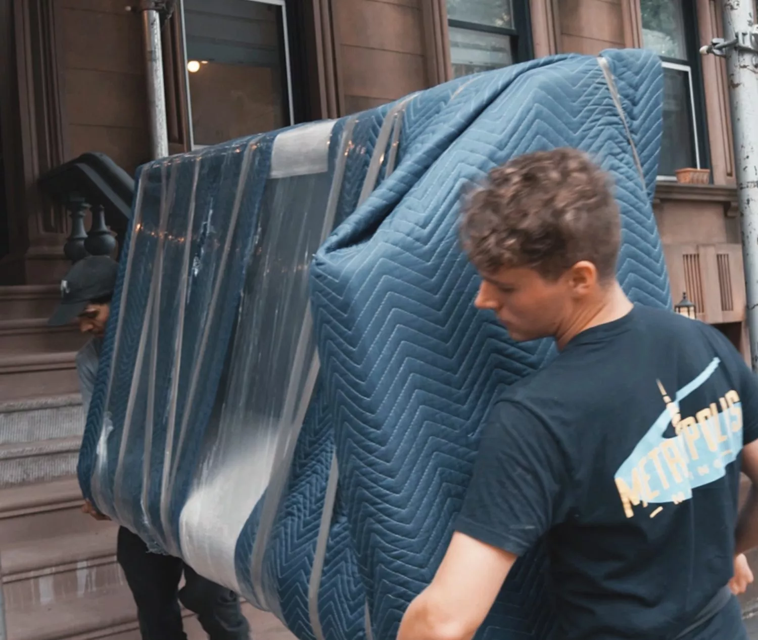 NYC Movers moving a couch in Fort Green, Brooklyn