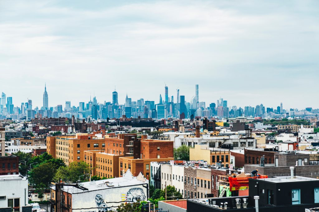 View of Manhattan from Buckwick rooftop