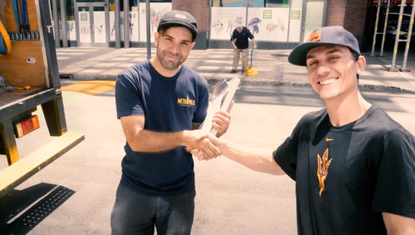 Satisfied moving customer