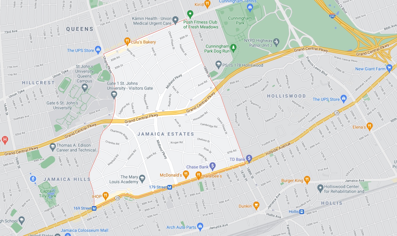 map of jamaica estates