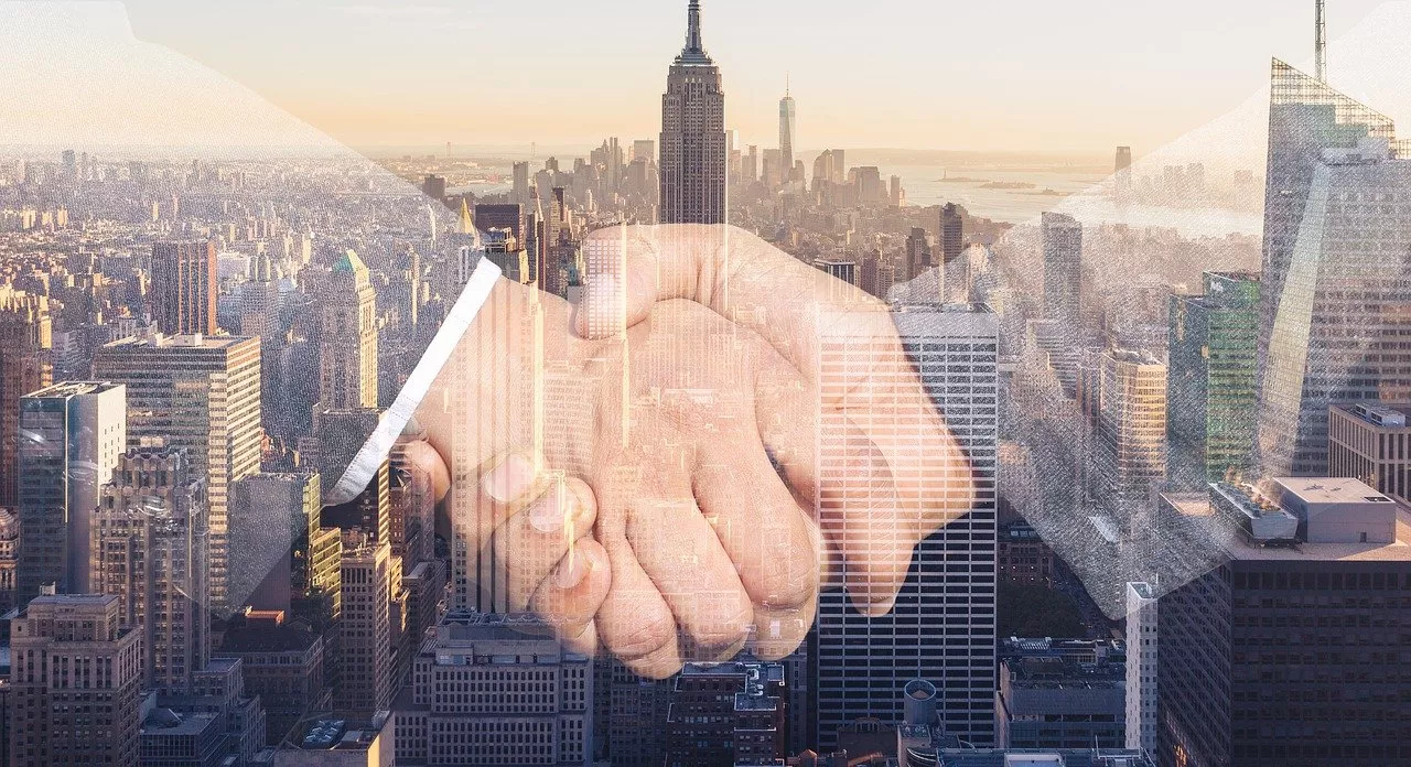 shaking hands nyc