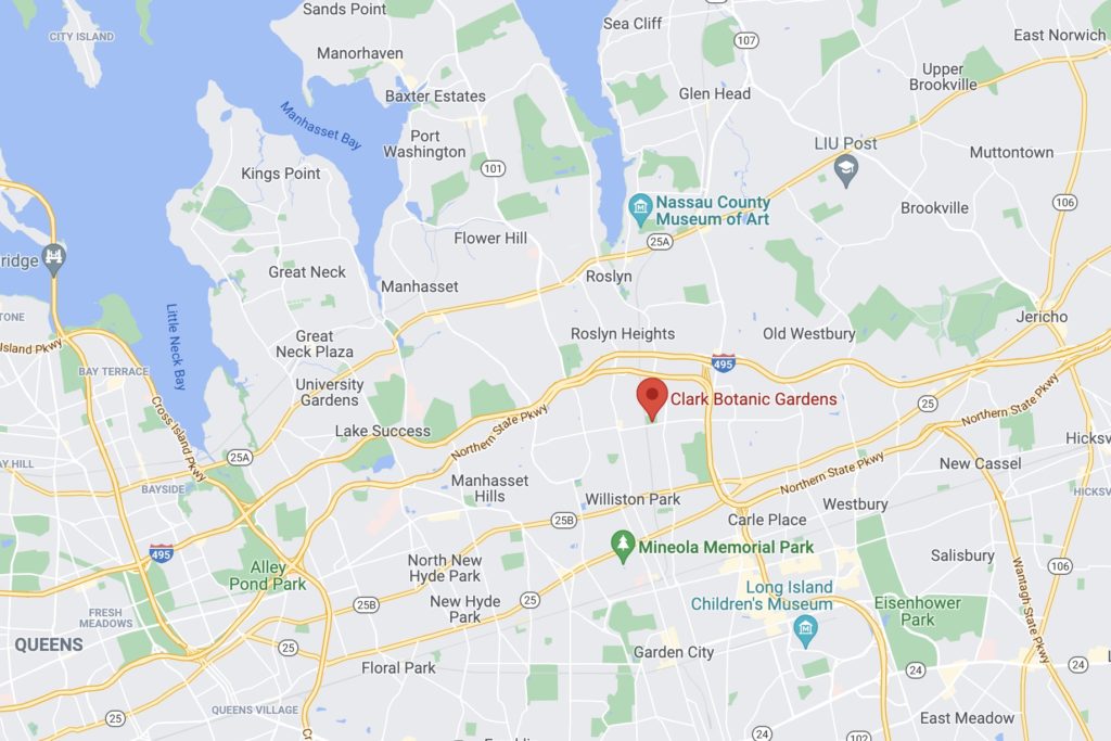 map image of clark botanic gardens