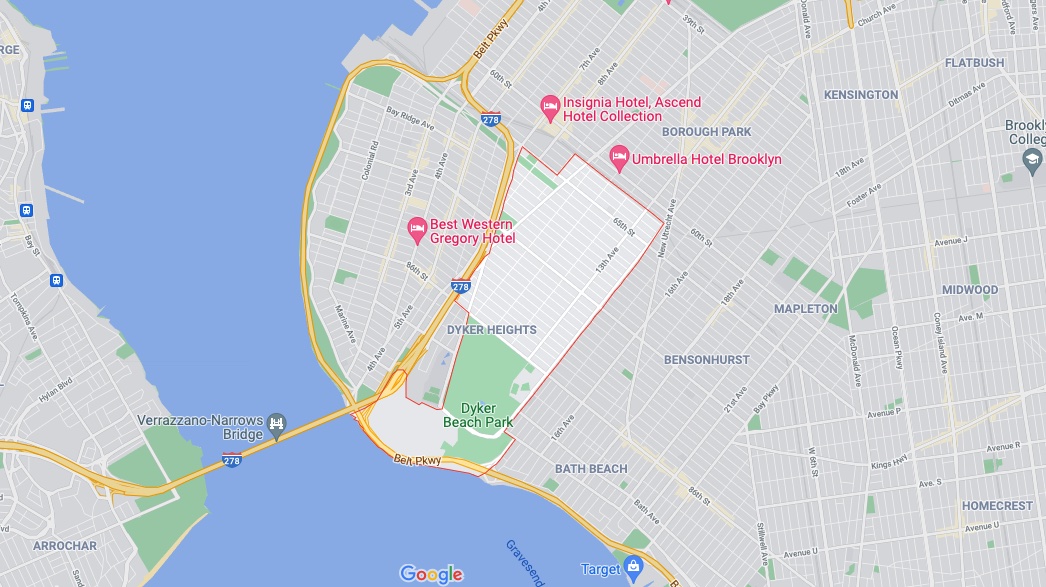 dyker heights brooklyn map