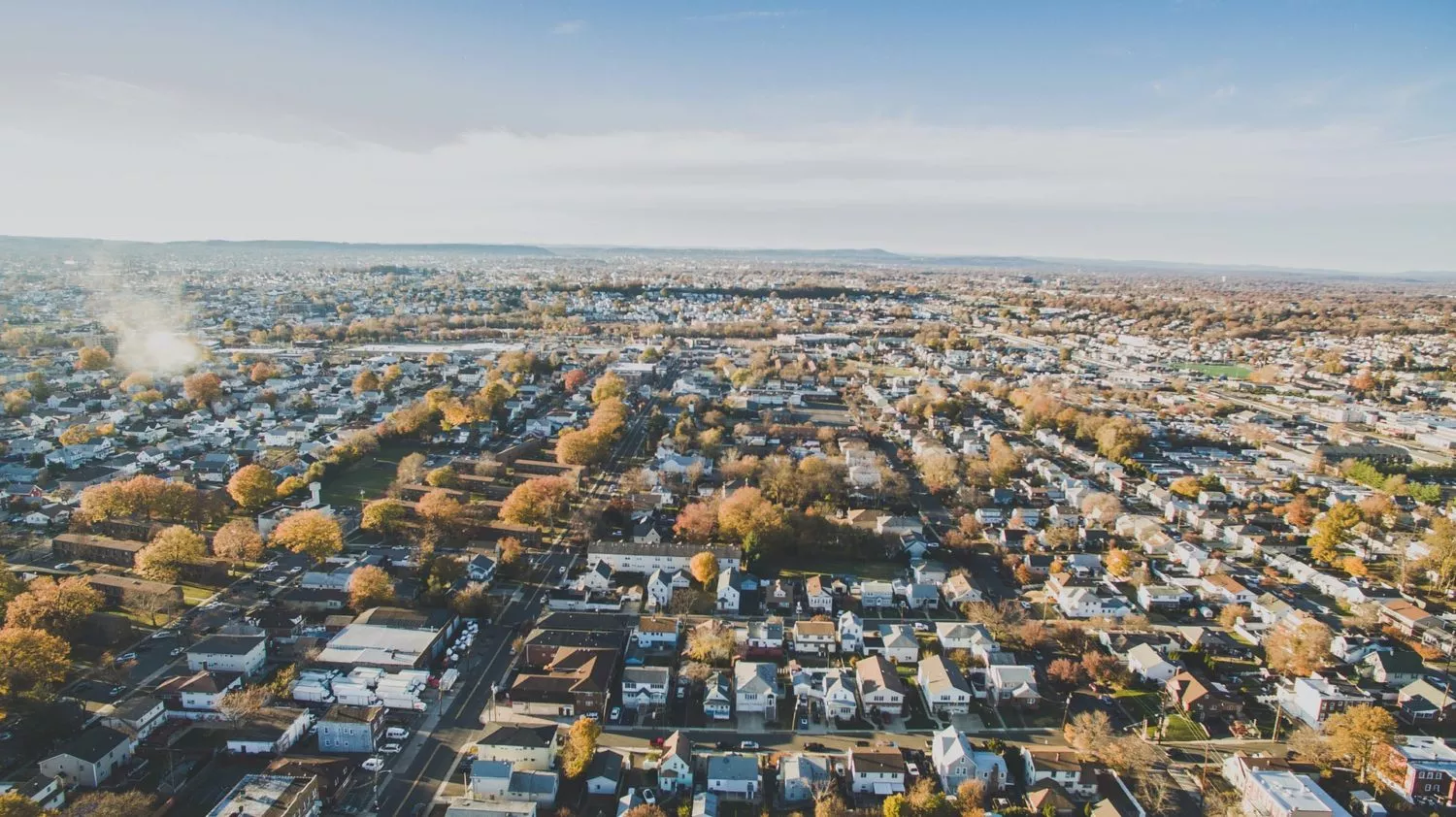 aerial photo taken of new jersey