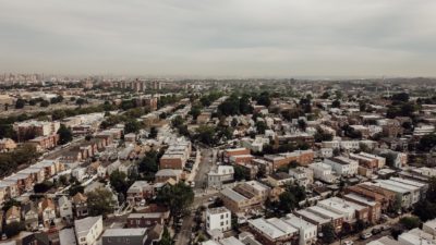 Aerial photo of Queens NY