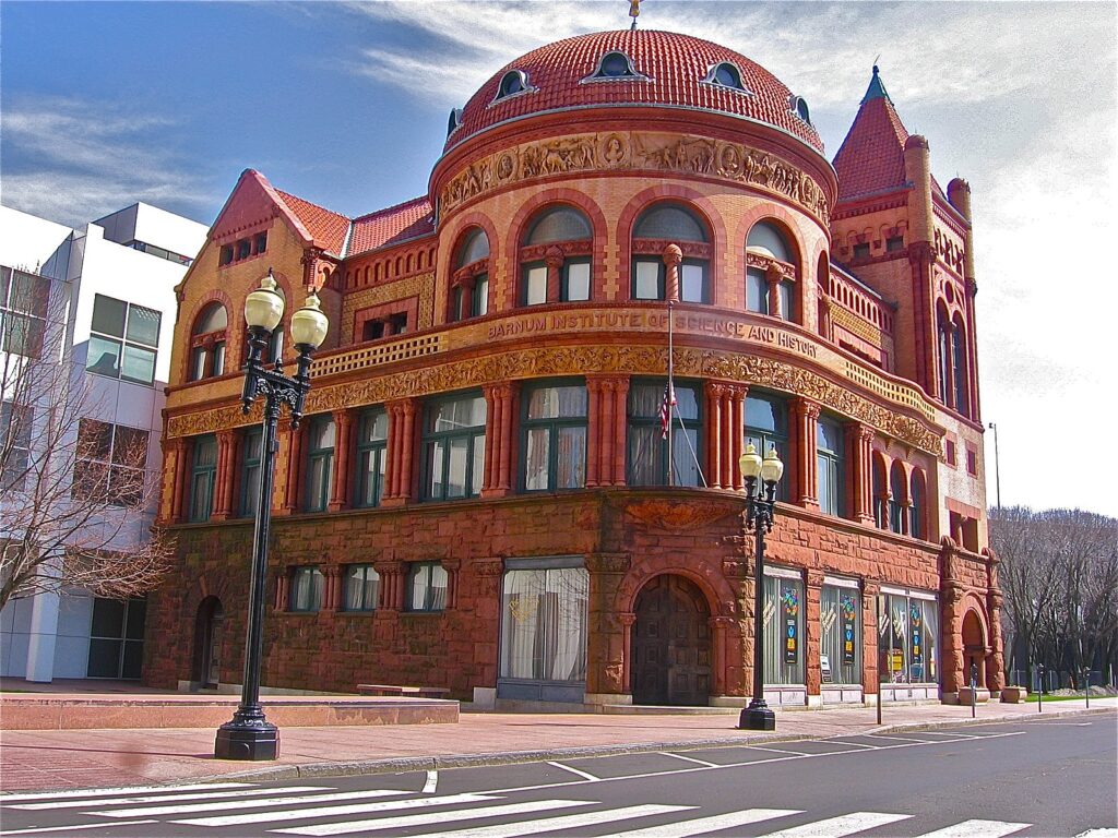 The P.T. Barnum Museum in downtown Bridgeport, Connecticut.