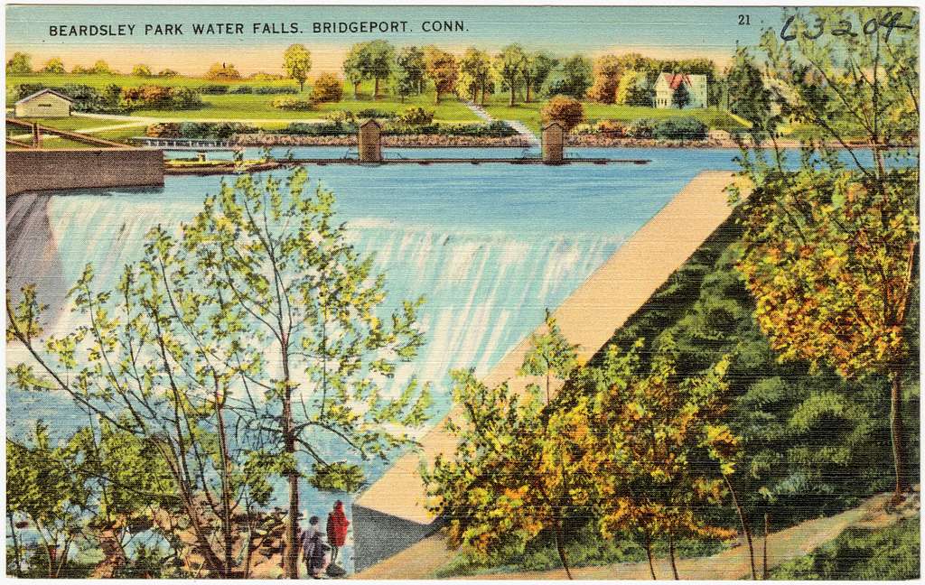 Beardsley Park water falls, Bridgeport CT