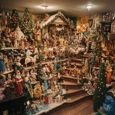 Garabedian Family's Christmas nativity scene inthe bronx