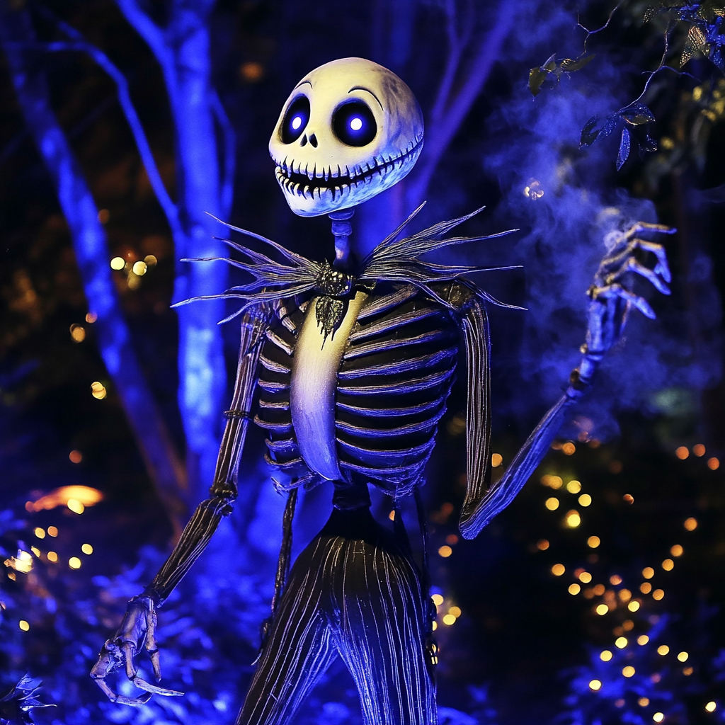 Jack Skellington at the New York Botanical Garden, The Bronx