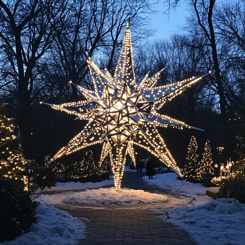 Winter wonderland at Queens Botanical Garden