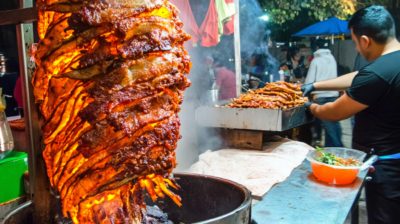 Tacos al pastor in brooklyn